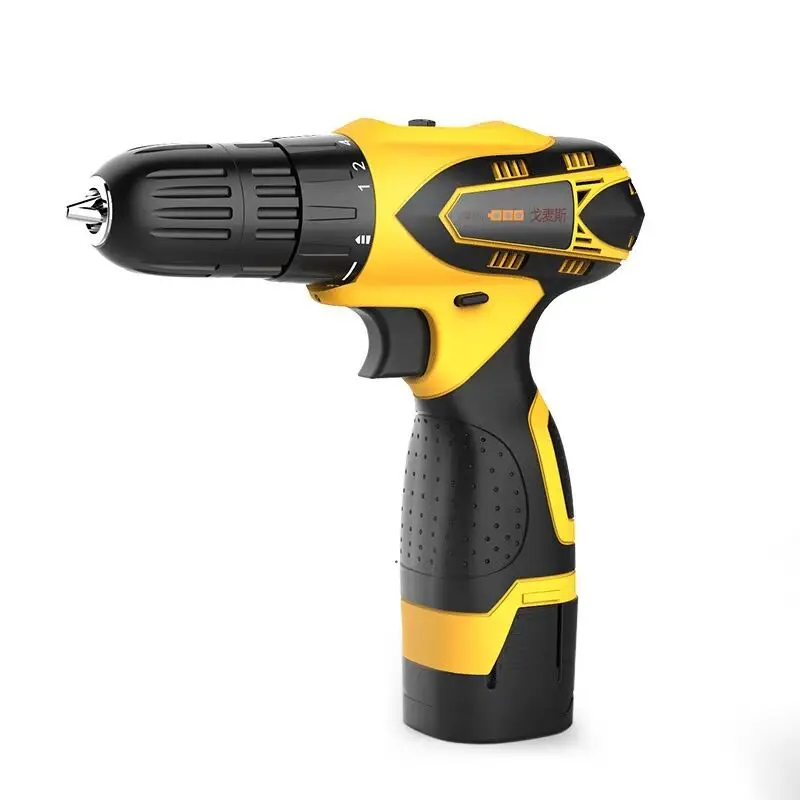 

16.8V Rechargeable Household Electric Drill Lithium Rechargeable Flashlight Turn Drill Pistol Drill Electric Screwdriver