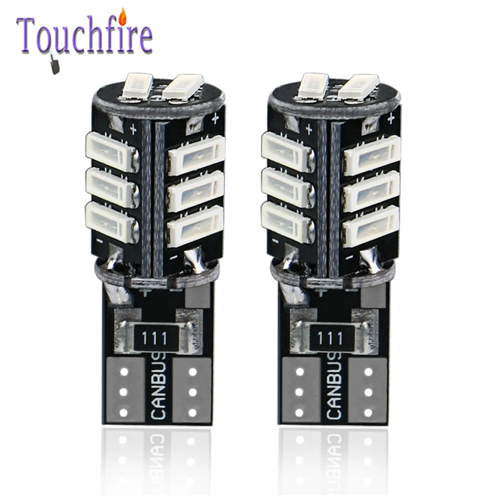 100 шт. T10 W5W 194 168 автомобильные лампочки 7020SMD 11 Светодиоды Canbus Error Free авто Интерьер светильник зазор сигнала торможения внешний светильник 12V