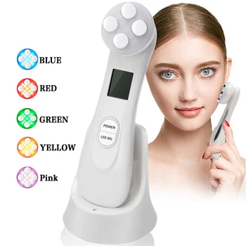 

LED Photon RF Skin Lifting Machine EMS Mesotherapy Electroporation Radio Frequency Rejuvenation Device Wrinkle Remover