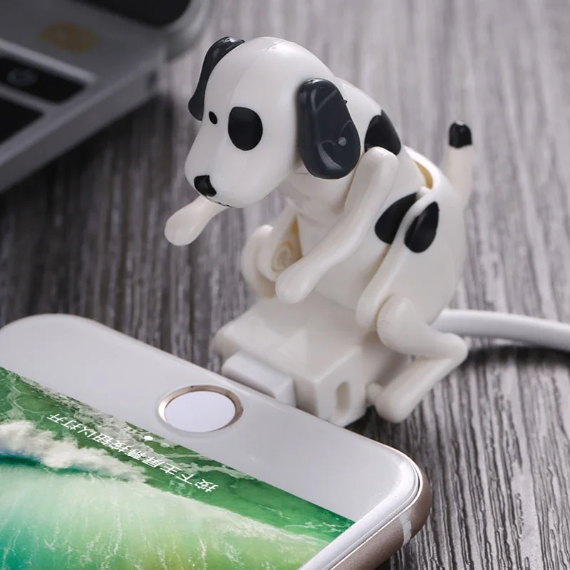 Забавный собачий usb кабель для передачи данных 1 м адаптер игрушка щенка гаджеты