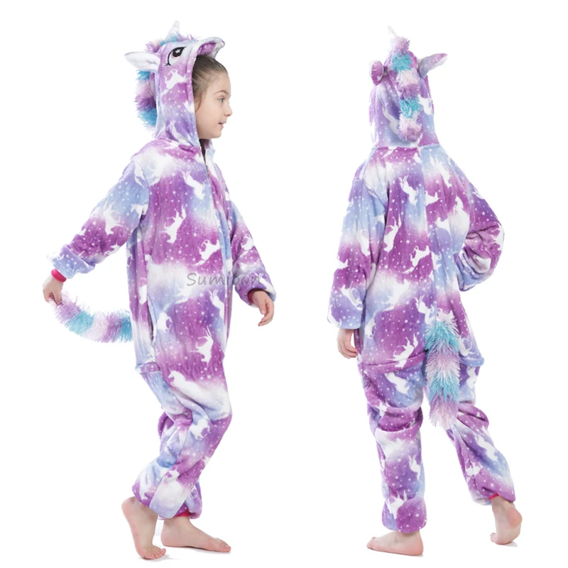 Kigurumi Unicorn Children's Pajamas For Girls Boys Sleepwear Animal Panda Onesie Kids Costume Jumpsuit Baby Pijamas Kigurumi Unicorn Children's Pajamas For Girls Boys Sleepwear Animal Panda Onesie Kids Costume Jumpsuit Baby Pijamas