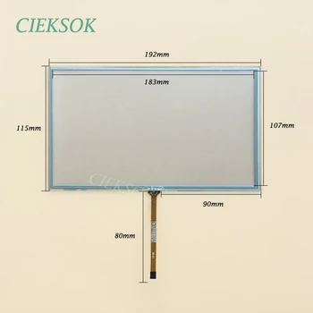 

GPS Navigator Touch Screen 8 inch Touch ST-08001 192x115mm 192*115mm 4 Wire Handwritten Touch for Replacement