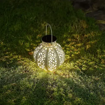 

Versatile Hanging Solar Lanterns Bright Water-Proof Energy-Saving Durable Metal Outdoor Hanging Decorative Lanterns For Yard