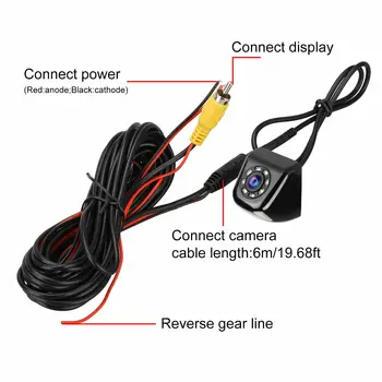 

Reverse Reverse Camera Rear View Camera Wide Viewing LED Waterproof With Cable