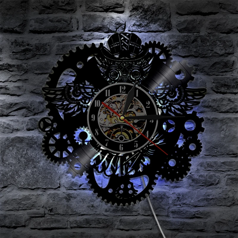Часы настенные шестеренки