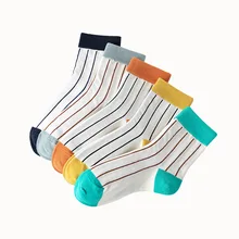 1 пара забавных милых модных носков без пятки в Корейском стиле для школьниц удобные хлопковые спортивные носки для отдыха