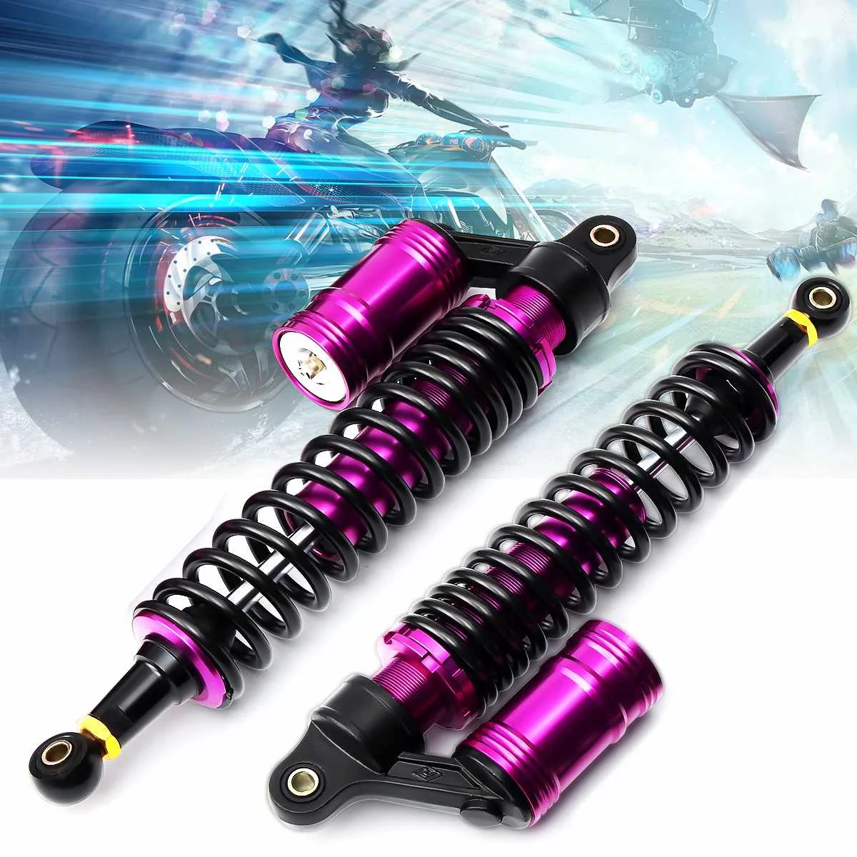 

New shock absorberUniversal 12.5" 320mm Motorcycle Air Shock Absorber Rear Suspension For Yamaha Banshee/Raptor 660 700/YFZ450