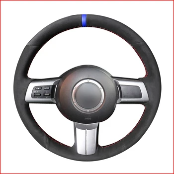 

MEWANT Black Suede Steering Wheel Covers for Mazda MX-5 Miata 2009-2013 RX-8 2009-2013 CX-7 2007-2009