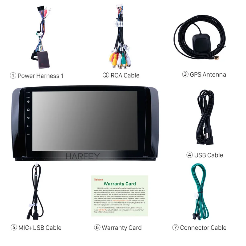 Discount Harfey 1Din Android 9.0 9" Car Radio GPS Multimedia Player For Mercedes Benz R Class W251 R280 R300 R320 R350 R63 2006-2013 3 Discount Harfey 1Din Android 9.0 9" Car Radio GPS Multimedia Player For Mercedes Benz R Class W251 R280 R300 R320 R350 R63 2006-2013 3