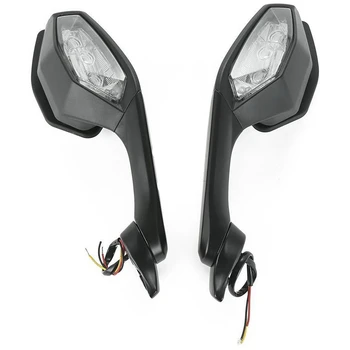 

NEW-Motorcycle Accessories Rearview Mirror LED Turn Signal Light for Yamaha YZF R6 2017 YZF R1 2015-2019