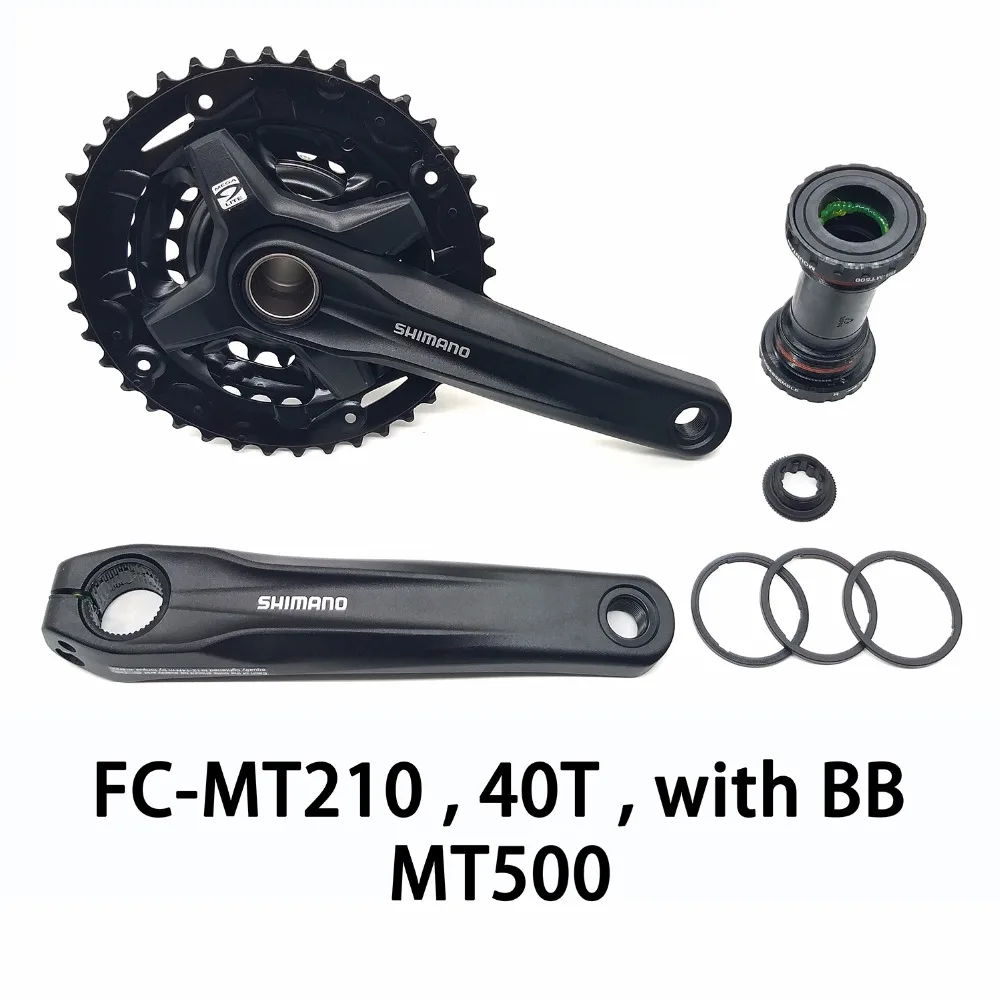 MT210 3x9X3x8 27/24s Скорость велосипед рукоятка MTB 170 мм диаметра окружности болтов(Звездочка с mt500 44-32-22T 40-30-22T сравнить Alivio