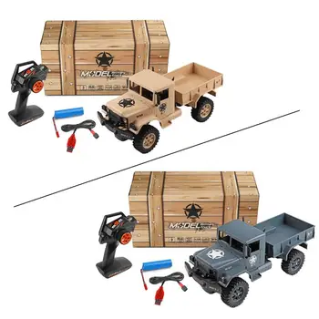 

For Weili 124301 1:12 Electric Remote Control Four - Wheel Drive Truck Simulation Military Toy Remote Truck