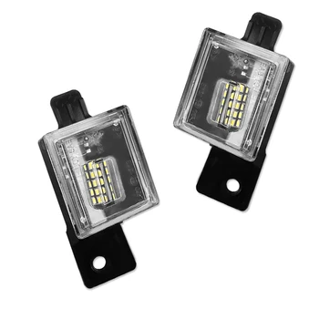 

2PCS For 2014-2018 Chevy Silverado GMC Sierra Bright 6000K Xenon White LED License Plate Lamps