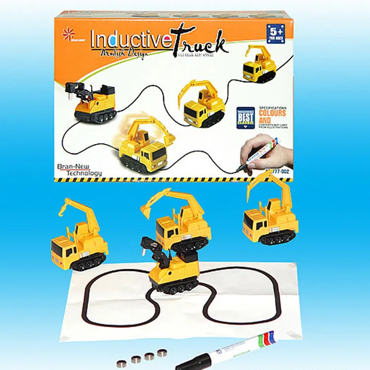 

Loose Thread Sensory Car Automatic Knew the Way Sensing Knew the Way Car CHILDREN'S Toy Loose Thread Engineering Vehicle Line Ma