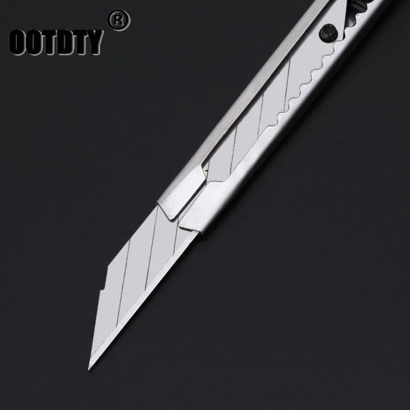 Mini 30 Degree Blade Tip Razor Utility Knife Stainless Steel Retractable Cutter dropshipping