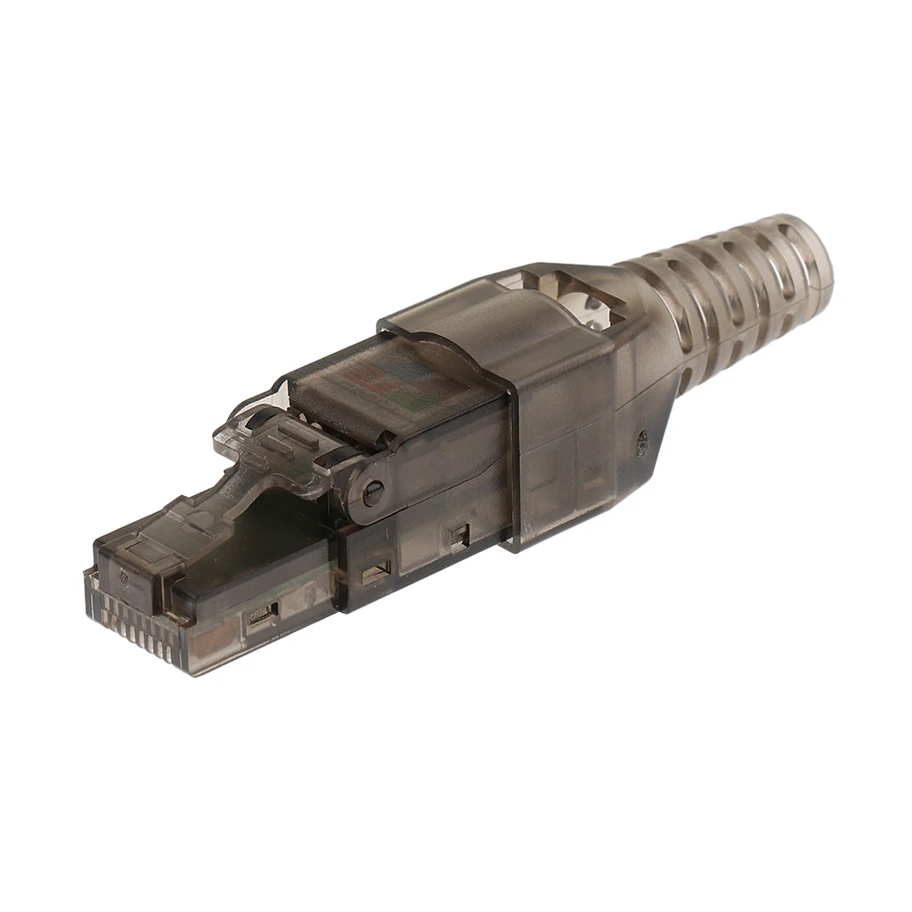 CAT6A RJ45 Network Connector Modular Plugs Connectors Ethernet Network Cable Connector Plugs For CAT6A RJ45