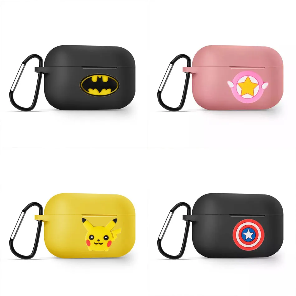 Силиконовый чехол для Airpods Pro, чехол, беспроводной Bluetooth чехол для наушников для Apple Airpods pro, чехол для Air Pods Pro 3