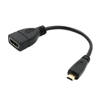 

24K Gold-plated Micro HDMI to HDMI Adapter Cable High-Speed Male to Female HD 4K 3D HDMI Cable