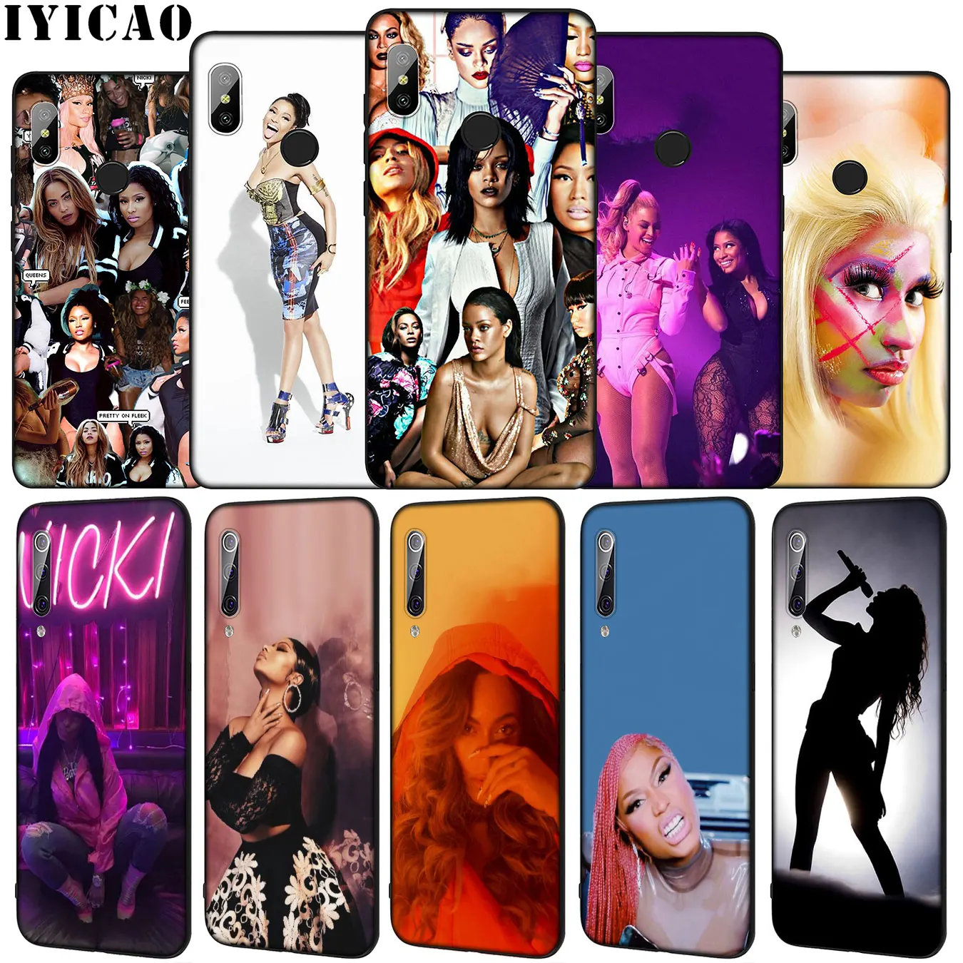 IYICAO в стиле Рианны nicki mi мечта и Бейонсе мягкий чехол для Xiaomi 9 9T A3 Pro CC9 CC9E 8 A2 Lite A1 6 6X