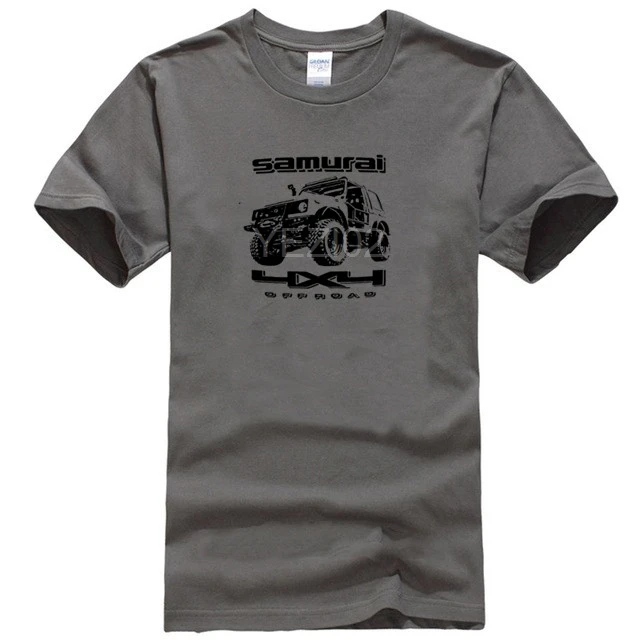 Off Road Fan Suzuki Samurai мягкая хлопковая Мужская футболка модные хлопковые топы - Цвет: charcoal gray