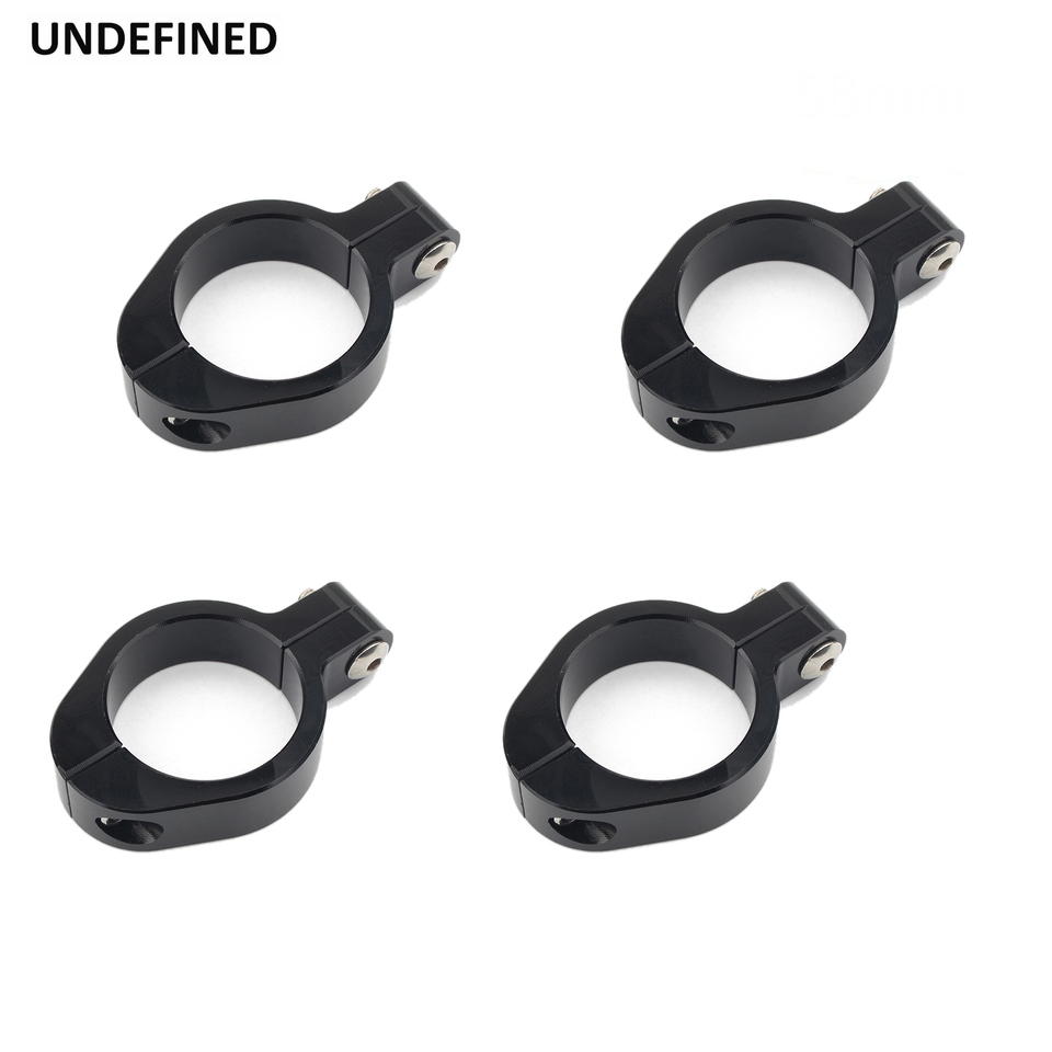 Motorcycle Headlight Bracket Mount Clamp CNC Fork Tube Holder Support Clamps For Harley Cafe Racer Chopper Bobber Bike Universal