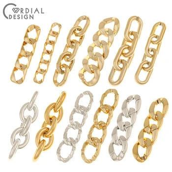 

Cordial Design 300Pcs Acrylic Beads/CCB Beads/Hand Made/Chain Shape/Jewelry Findings & Components/UV Plating/DIY Accessories