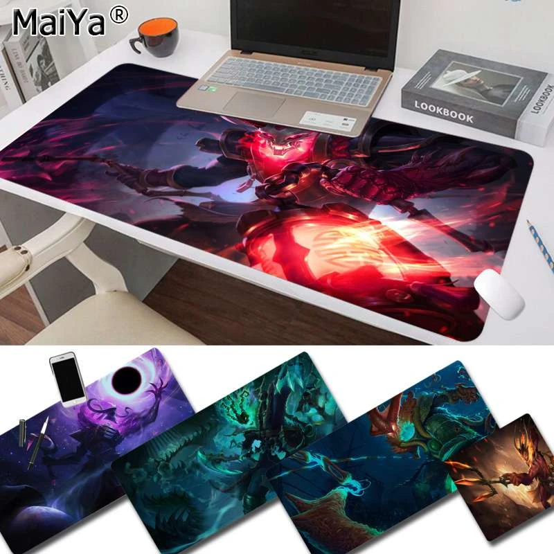Maiya Thresh Lol Wallpapers Hd Durable Rubber Mouse Mat Pad Speed Control Version Large Gaming Mouse Pad Mouse Pads Aliexpress