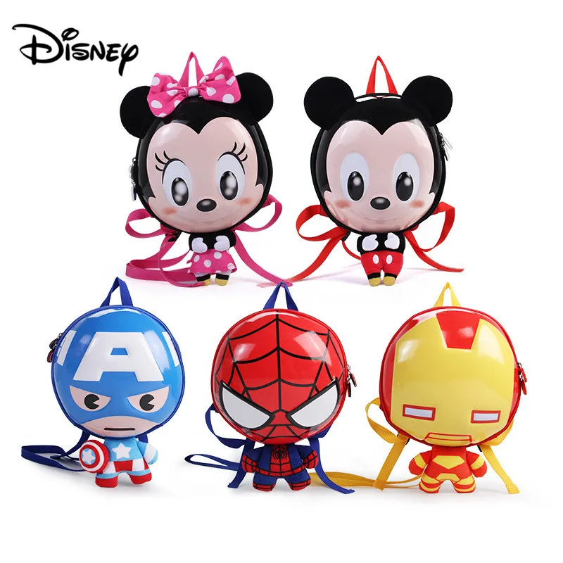 Disney 3D детская игрушка в виде рюкзака кукла портмоне рюкзак размер 32*23*10 см Анти-потерянный рюкзак