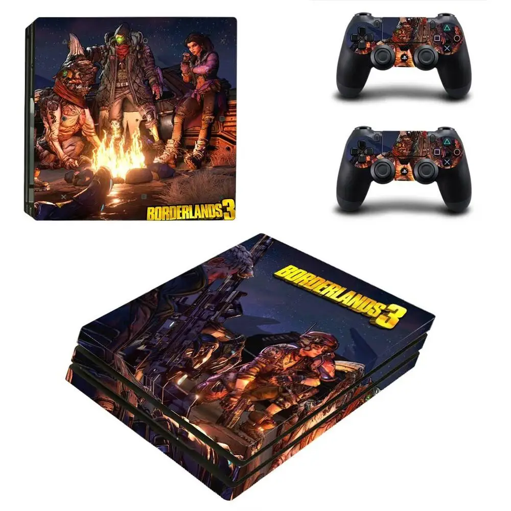 YSP4P-3548 PS4 Pro стикер s borderland 3 Play станция 4 Pro наклейки для кожи Стикеры для playstation 4 Pro консоль и контроллер - Цвет: YSP4P-3548