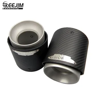 

1 Piece car carbon fiber exhaust tip Muffler tips fit for mini cooper R55 R56 R57 R58 R59 R60 R61 F54 F55 F56 F57 F60