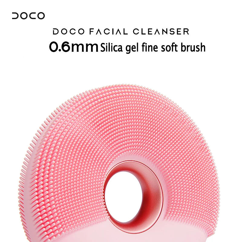 Xiaomi DOCO Electric Face Cleansing Brush MIJIA Ultrasonic Skin Scrubber Silicone Sonic Vibrator Cleaner facial cleaning Device Xiaomi DOCO Electric Face Cleansing Brush MIJIA Ultrasonic Skin Scrubber Silicone Sonic Vibrator Cleaner facial cleaning Device