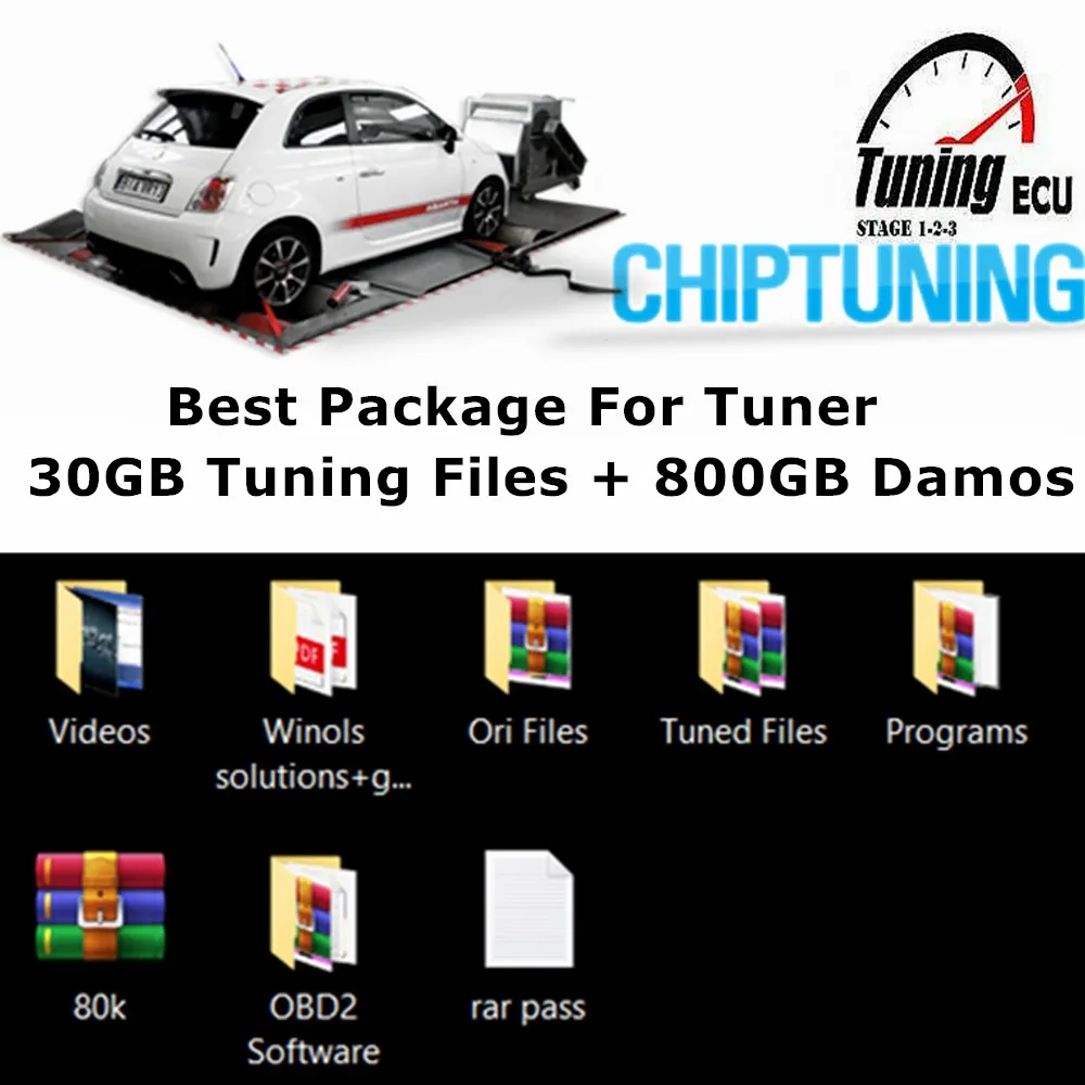 Melhor pacote para sintonizador 30gb chip tuning arquivos + presente demos original/modificado mapas remap com kess/ktag/fgtech ecu programador