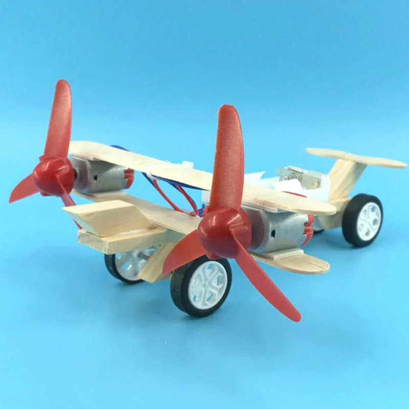 

Science And Technology Small Production Invention DIY Single Wings Airplane Small Car Students Handmade Science Experiment Mater