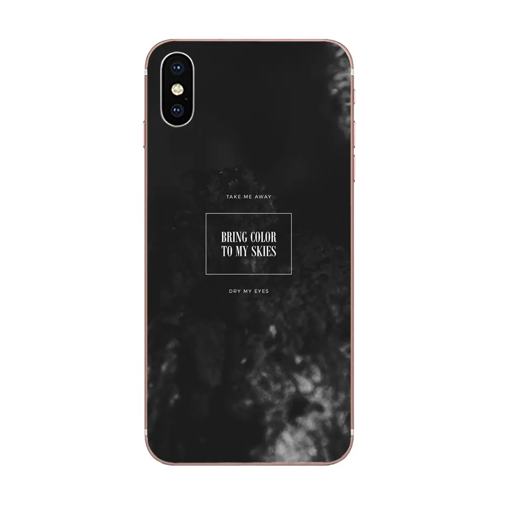 Цитаты черный мой счастливый цветной плакат для Xiaomi Redmi Mi 4 7A 9T K20 CC9 CC9e Note 7 9 Y3 SE Pro