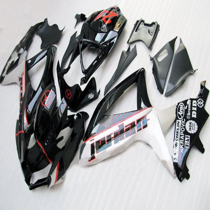 Эй литья под давлением обтекатель комплект для GSX R750 08 10 Abs GSXR600 09 Пластик