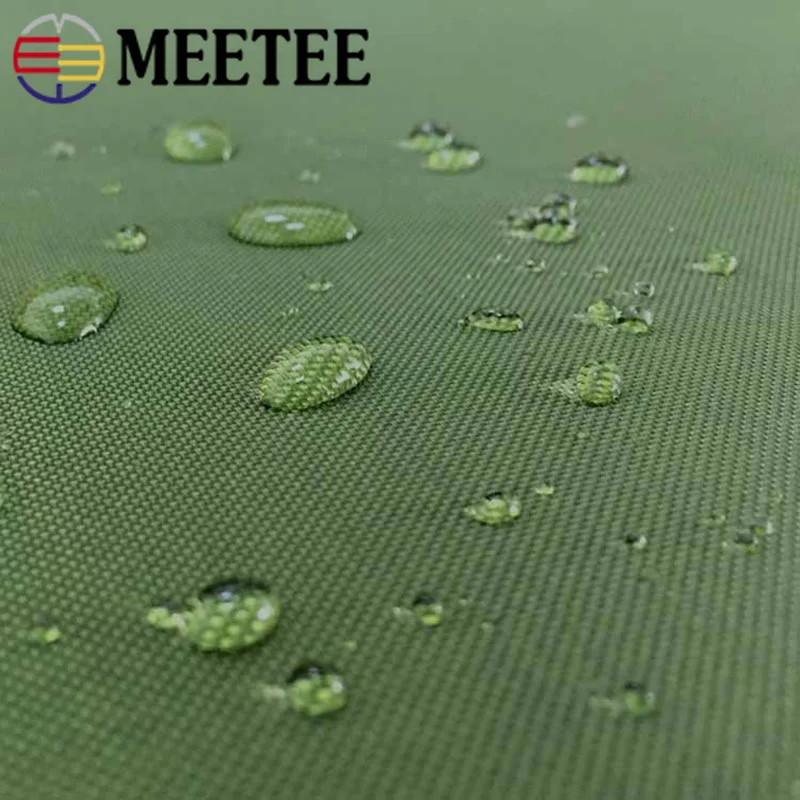 Meetee 50/100X160 см толщиной 600D огнеупорная ткань Оксфорд посеребренный полиэстер водонепроницаемый навес наружная огнезащитная ткань