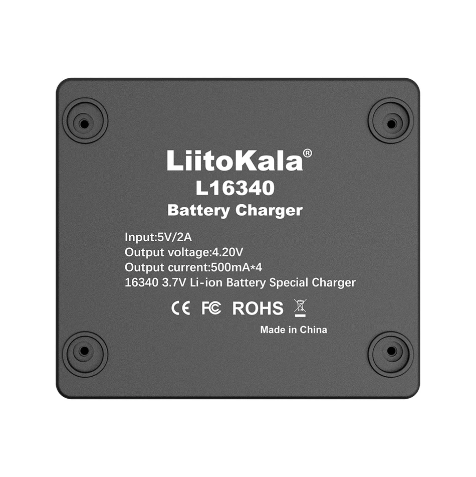 LiitoKala Lii-16340 Charger 3.7V 4.2V Rechargeable battery CR123A CR123 16340 Charger battery charger battery charger adapter