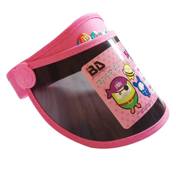 

Girls Boys Kids Sun Visor Hat UV Protection Student Jogging Wide Brim Travel PVC Running Climbing Outdoor Sport Beach Cycling