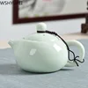 WSHYUFEI Jingdezhen Handmade white porcelain Xishi teapot Sheep fat jade ceramics kettle tea set Chinese tea ceremony gifts ► Photo 2/6