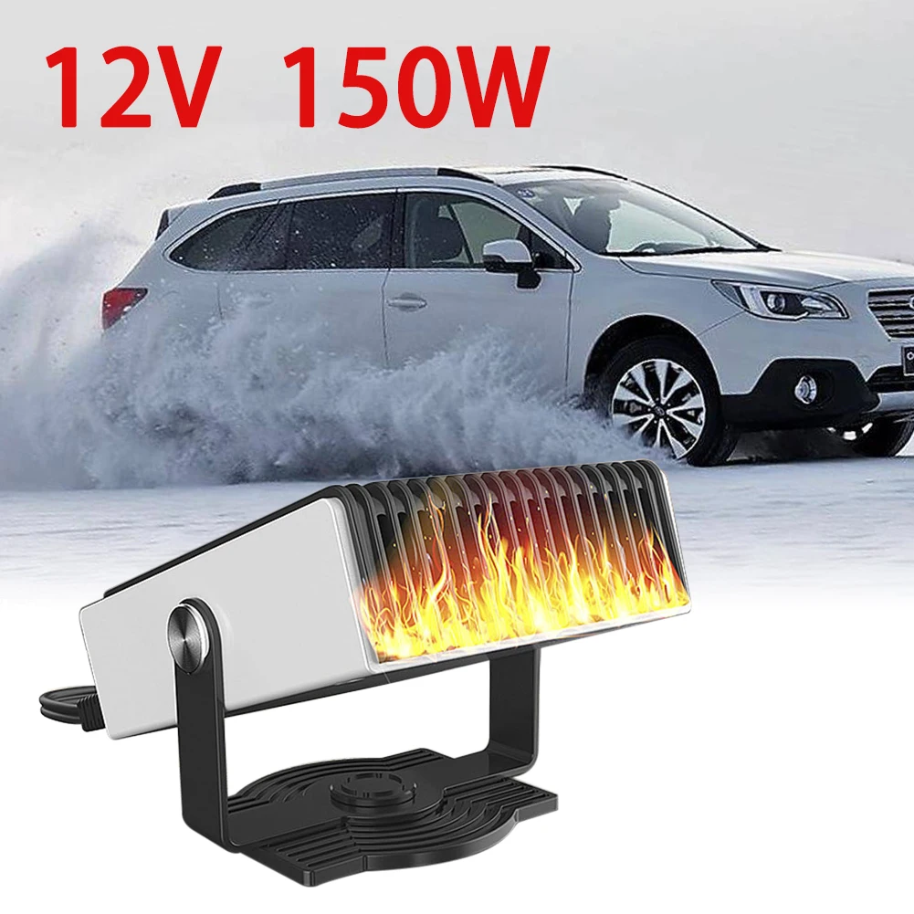 12V Universal Car Heater Defroster Heaters Portable Winter Warm Car Accessories