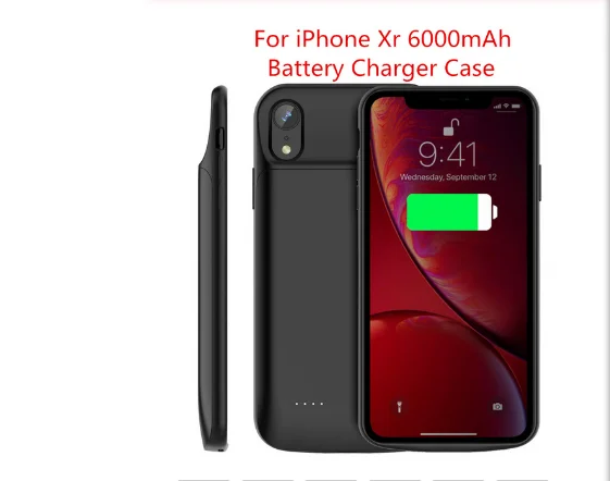 Чехол для зарядного устройства 5000 мАч для iPhone 11 11 Pro 11 Pro Max чехол для iPhone Xr X Xs Max 6 6s 7 8 Plus power Bank чехол для аккумулятора - Цвет: Армейский зеленый