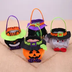 Хэллоуин конфеты сумки карнавальный костюм зомби портативный тыквенный мешок подарочная сумка украшения реквизит поставки