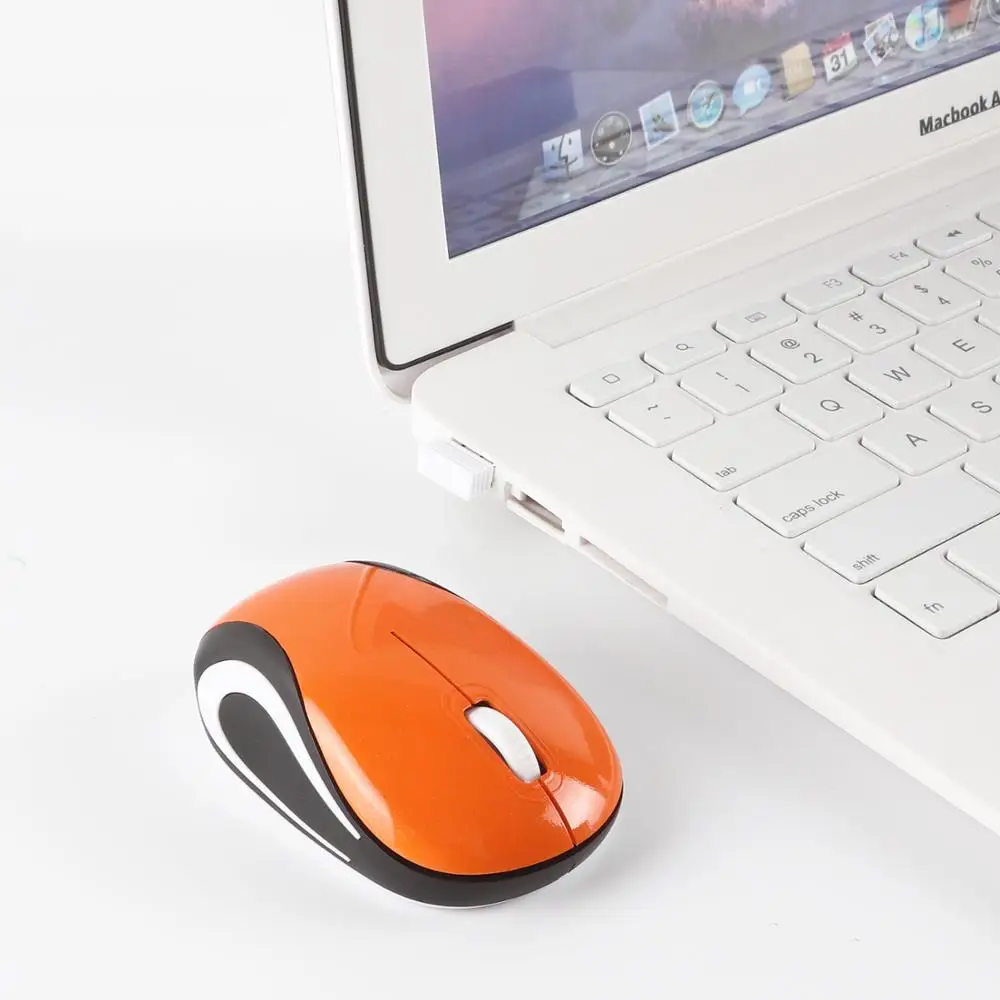 Эргономичная игровая мышь 2 4 ГГц оптическая беспроводная 3D 1600 DPI USB компьютерная