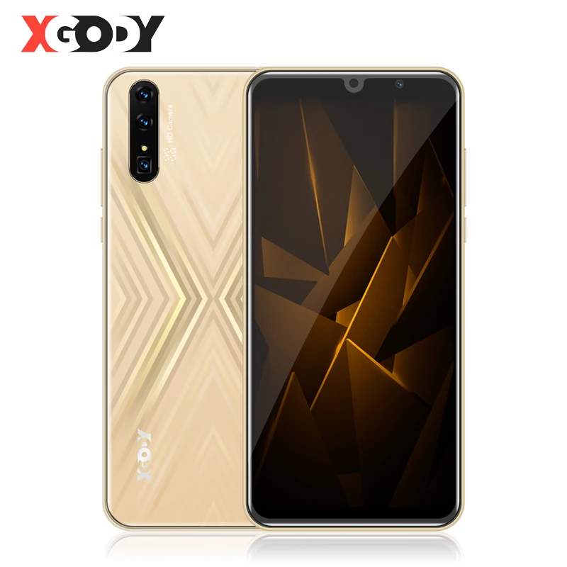 Мобильный телефон XGODY MateX 6 "18:9 с двумя sim-картами, Android 9,0, 2 ГБ, 16 ГБ, четырехъядерный процессор MTK6580, 2800 мАч, 5 МП, gps, Wi-Fi, 3G