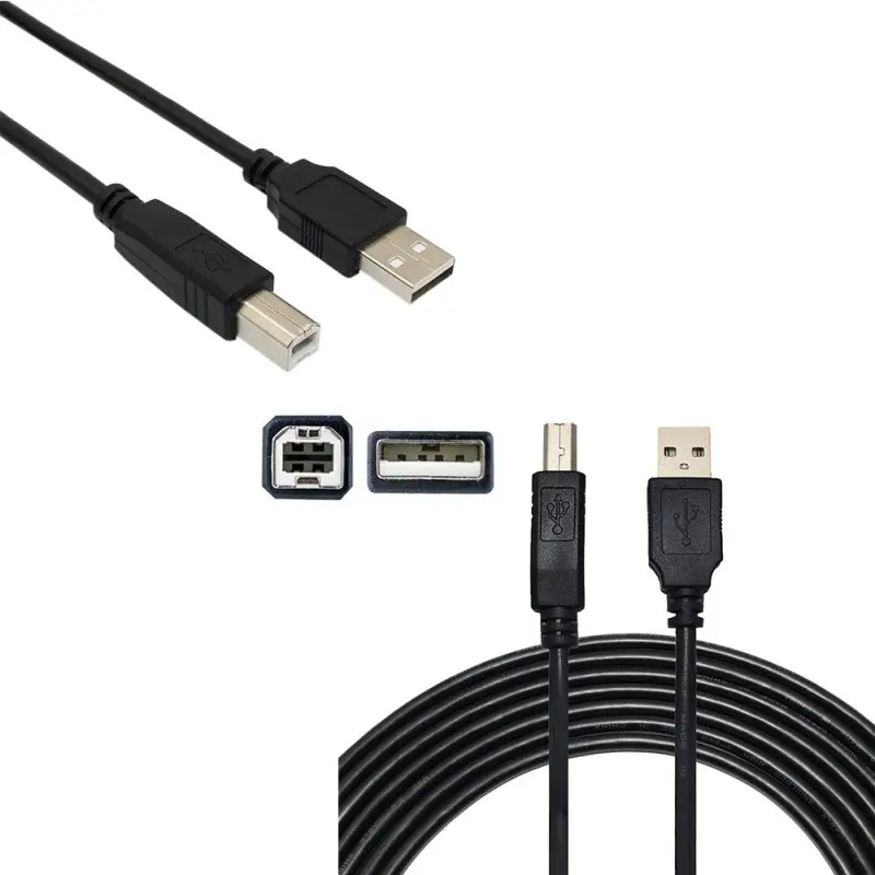 8 м кабель USB для принтера 2,0 мужчина к B Мужской кабель для принтера сканер 25 футов распродажа