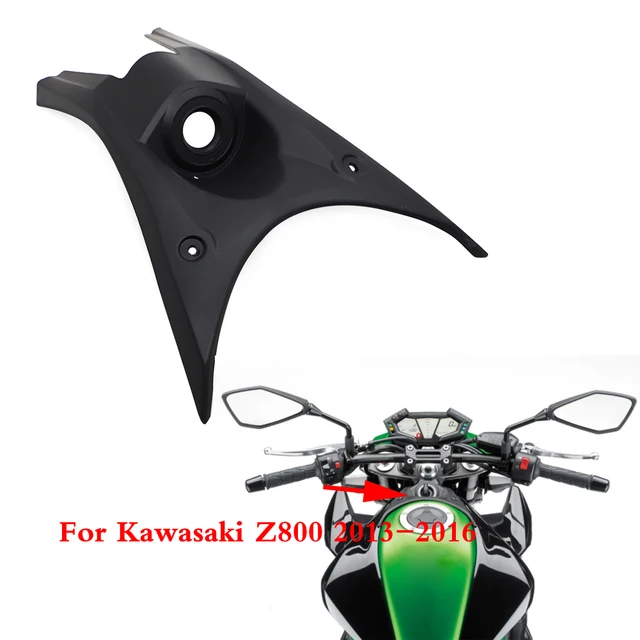 Caso chave de ignição da motocicleta capa painel carenagem carroçaria para kawasaki z800 2013 2014 2015 2016