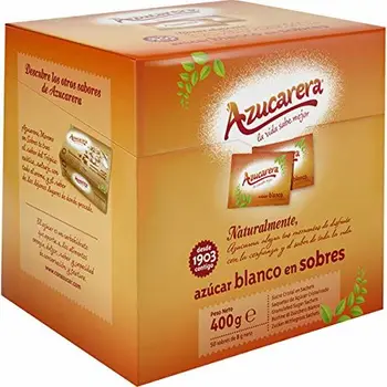 

Azucarera Azúcar Blanco peso neto 400 g, 50 sobres