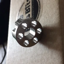 Нержавеющая сталь Револьвер пистолет отверстие дизайн нож шарик EDC Открытый инструмент DIY подвесной Зонт веревка аксессуары