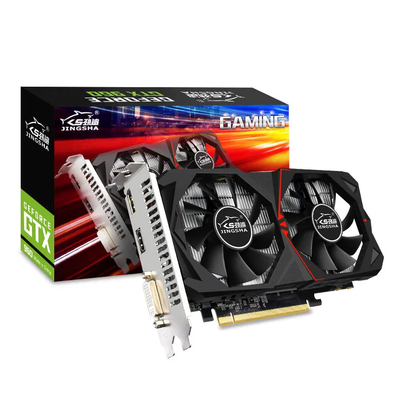 Оригинальная видеокарта JINGSHA GTX960 4 Гб 960 бит GDDR5 графические карты для NVIDIA VGA Geforce GTX