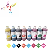 HQHQ Многоразовые Эко сольвентные чернила 500 мл бутылки для Epson GS6000 Принтер цифровая печать 8 цветов доступны